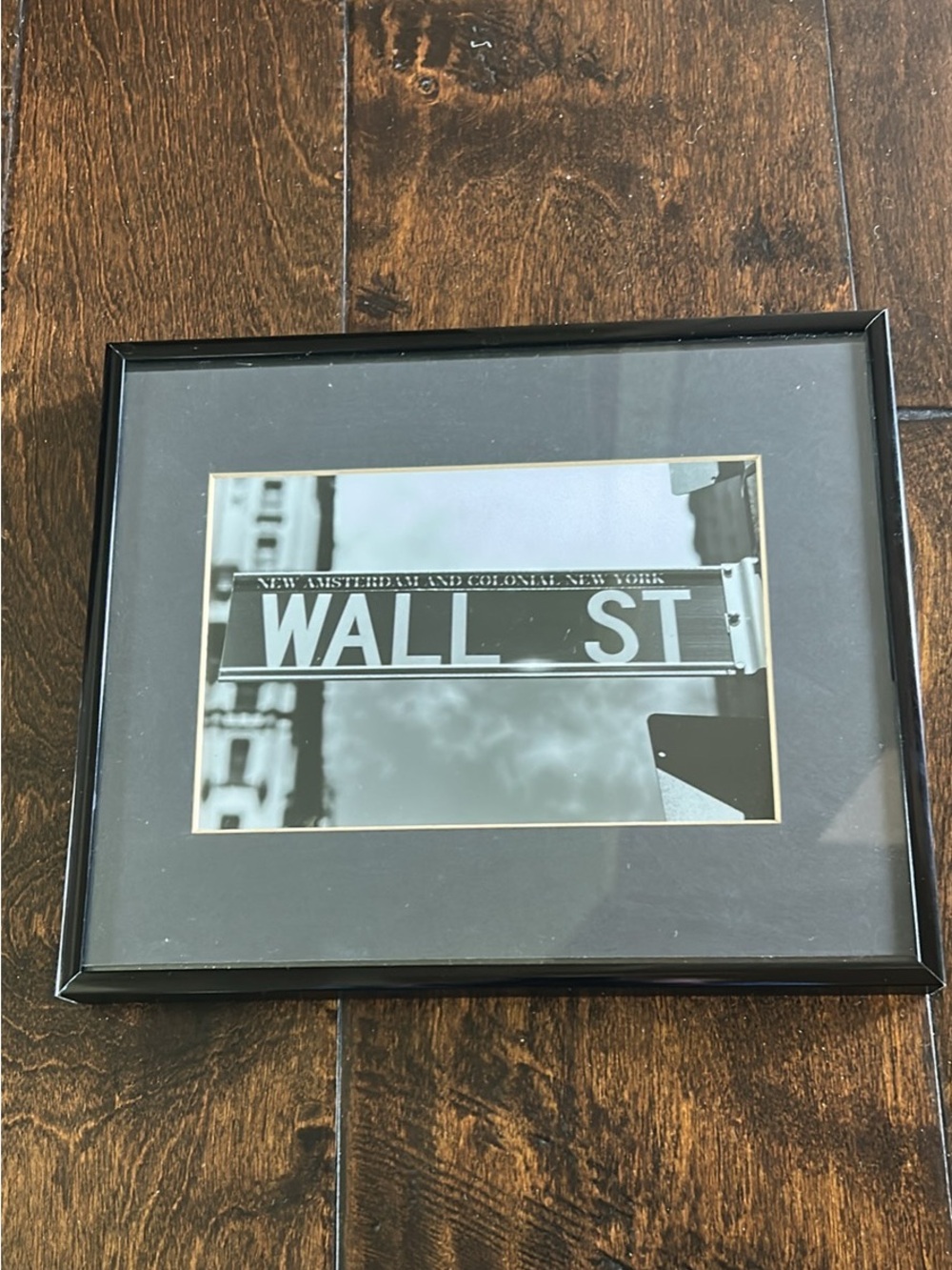 Black Wall Street Sign Framed Wall Art - Unbranded